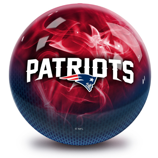OTB NFL New England Patriots On Fire Bowling Ball
