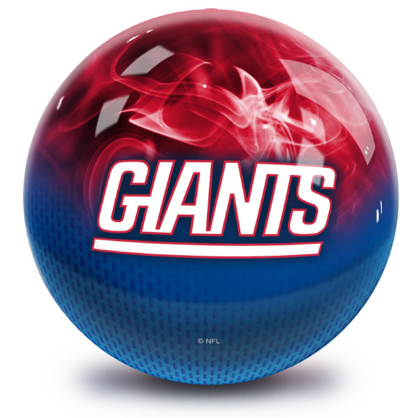 OTB NFL New York Giants On Fire Bowling Ball
