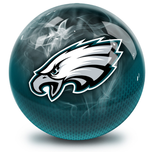 OTB NFL Philadelphia Eagles On Fire Bowling Ball