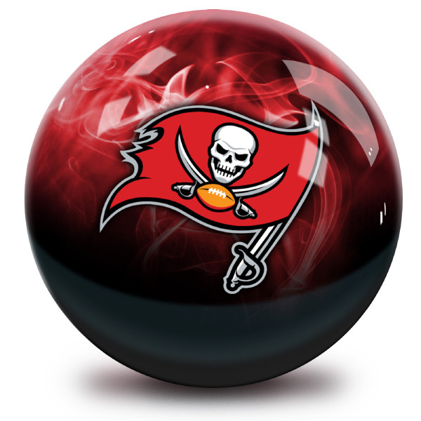 OTB NFL Tampa Bay Buccaneers On Fire Bowling Ball