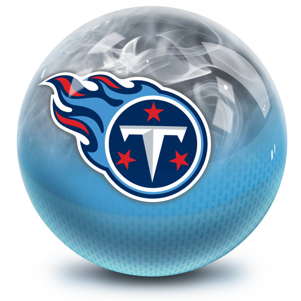 OTB NFL Tennessee Titans On Fire Bowling Ball