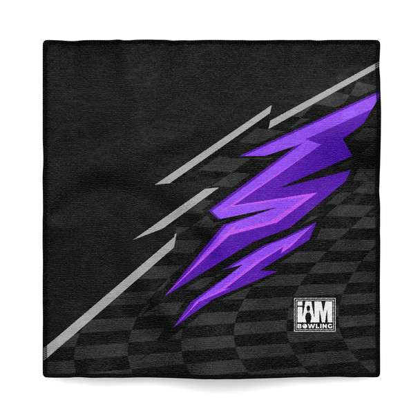 Small Logo Violet Blitz Microfiber Towel