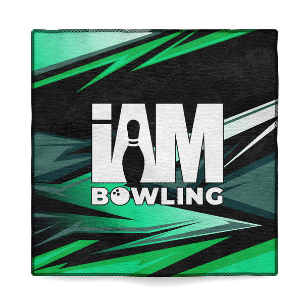 Emerald Zigzag Microfiber Towel