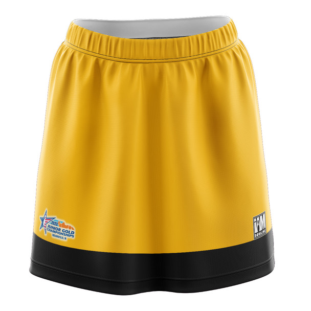 Jr Gold 2023 Official DS Bowling Skirt - JG090