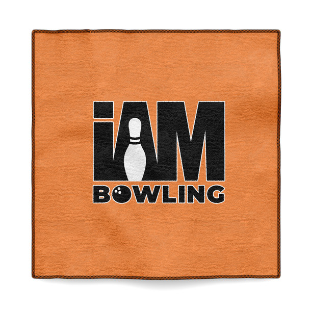 Solid Pastel Orange Microfiber Towel