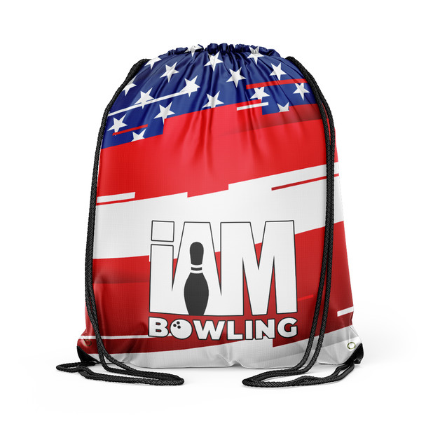 Stripes of Freedom Drawstring Backpack