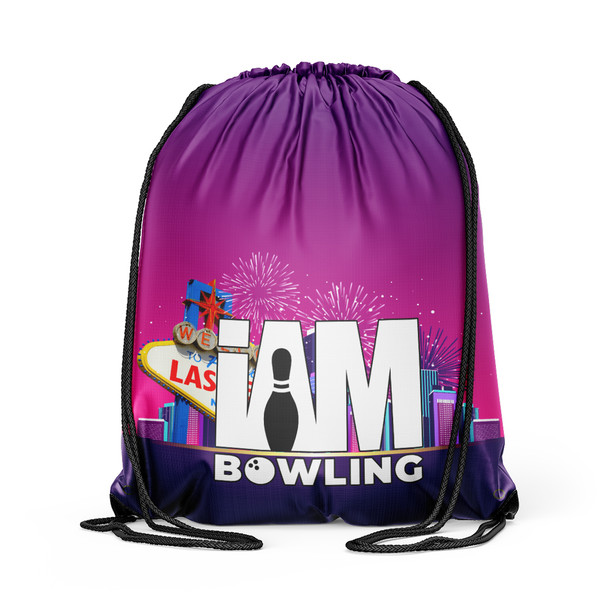 Purple Gradient Vegas Drawstring Backpack