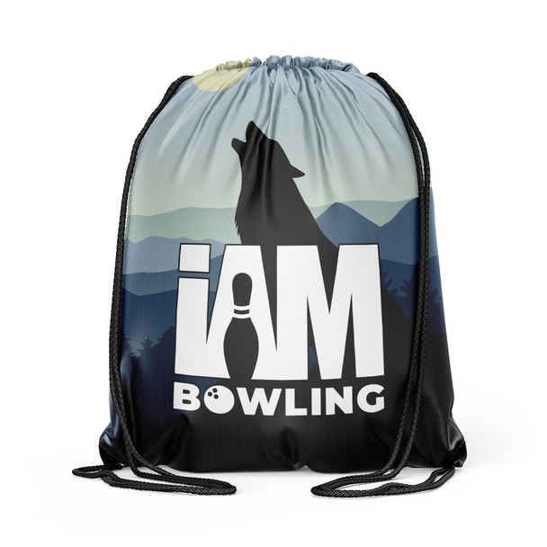 Blue Mountain Skyline Drawstring Backpack