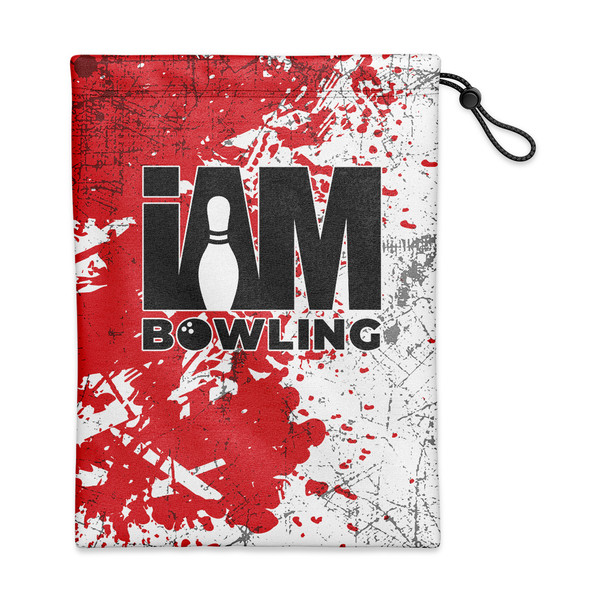 Crimson Grunge Shoe Bag