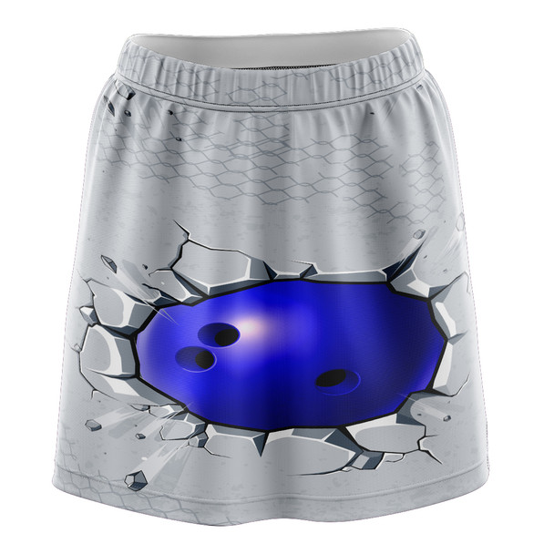 Strike Through Gray Skirt