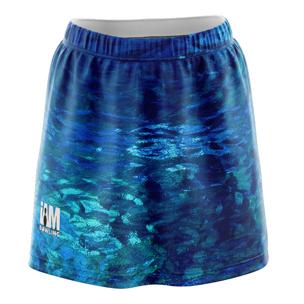 Shimmering Aqua Skirt