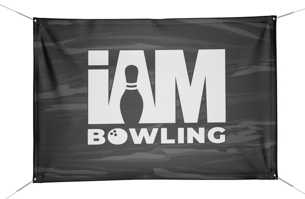 Black Stripe Camo Banner