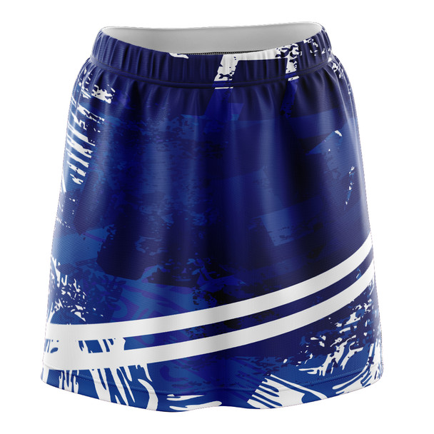 Blue & White Drift Skirt