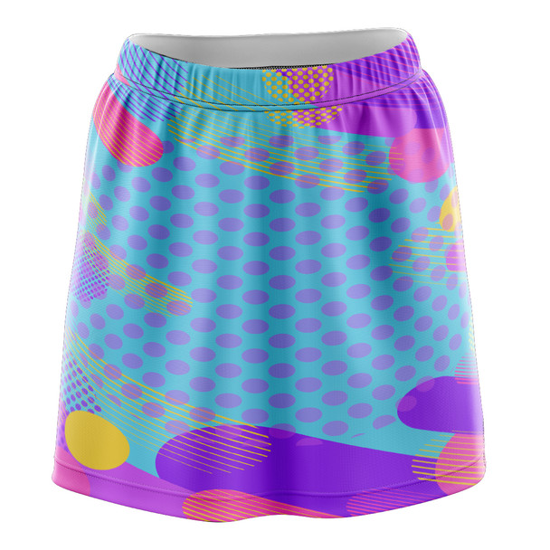 Blue Polka Dot Fusion Skirt