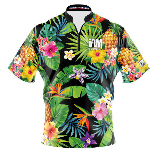 READY-2-SHIP I AM Bowling™ Left Chest Tropical Aloha Bowling Jersey