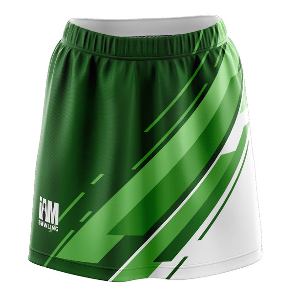 Green Stripe Flair Skirt