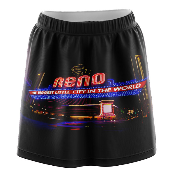 Black & Gold Roulette Skirt