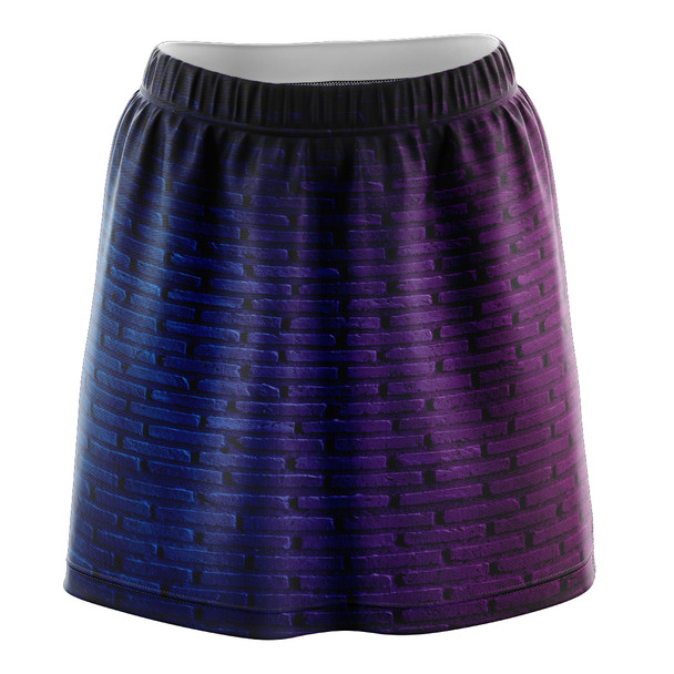 Purple Bricks Skirt