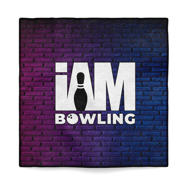 Purple Bricks Microfiber Towel