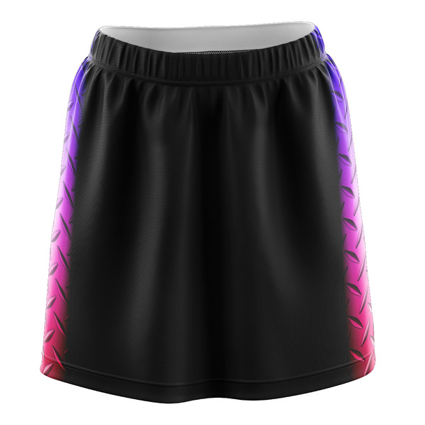 Purple Metallic Edge Skirt