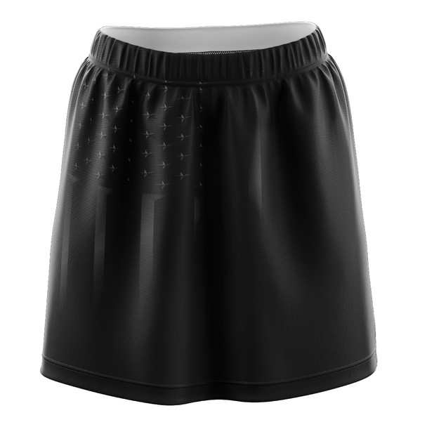 Black American Flag Skirt