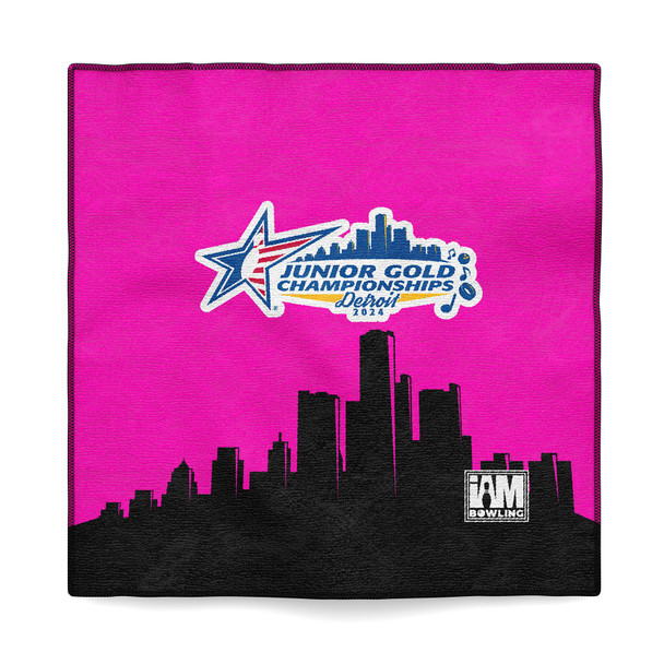 Jr Gold 2024 Official DS Bowling Microfiber Towel - JG147
