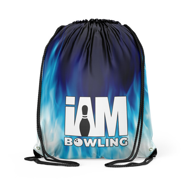 Aqua Inferno Drawstring Backpack
