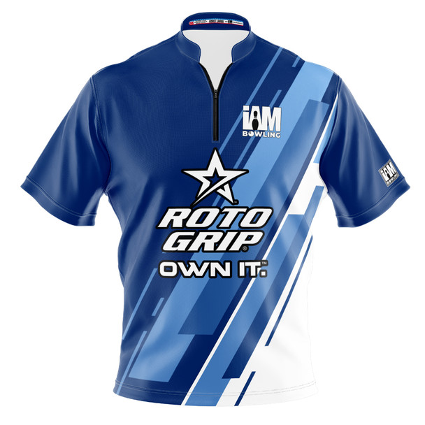 READY-2-SHIP Roto Grip Blue Stripe Flair Bowling Jersey