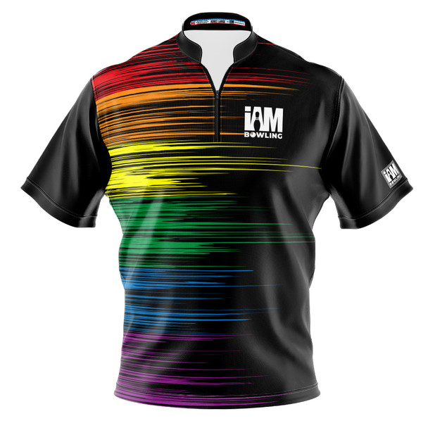 Signature Rainbow Brushstrokes Bowling Jersey