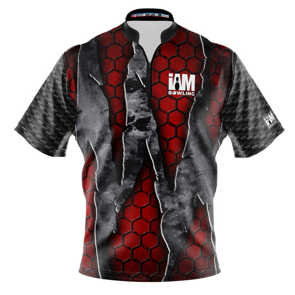 Signature Red Metal Flux Bowling Jersey