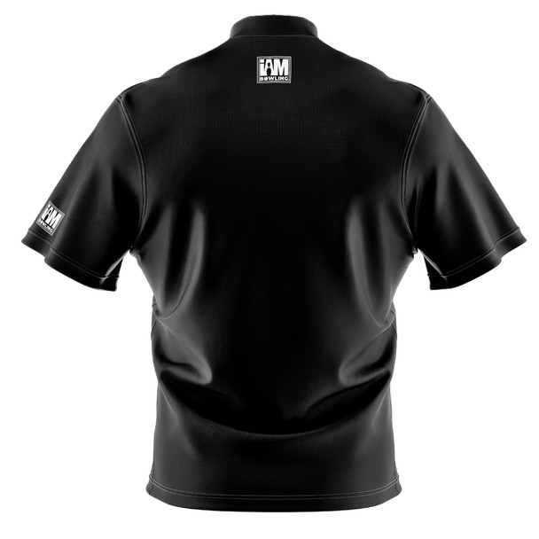 Signature Solid Black Bowling Jersey
