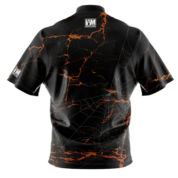 Signature Orange Spider Web Bowling Jersey
