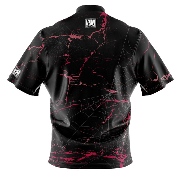 Signature Pink Spider Web Bowling Jersey