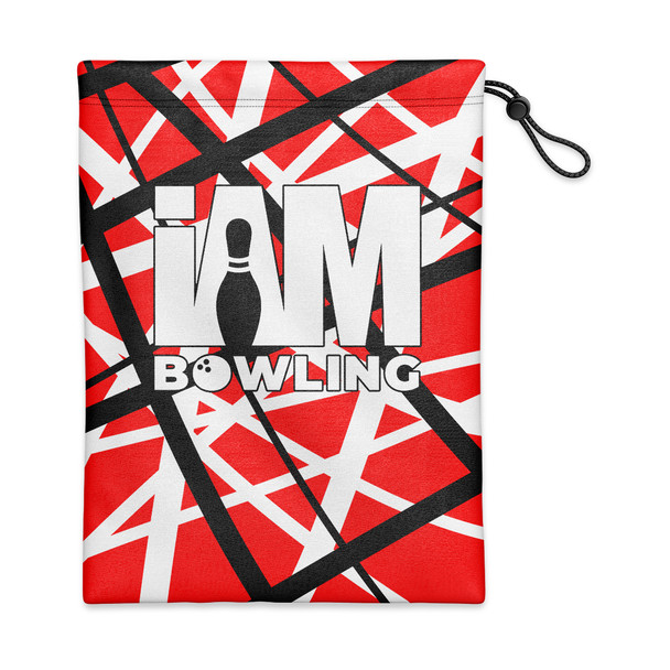 Crimson Weave Shoe Bag