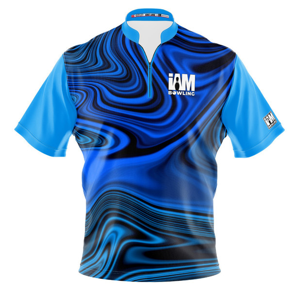 Express Azure Swirl Bowling Jersey