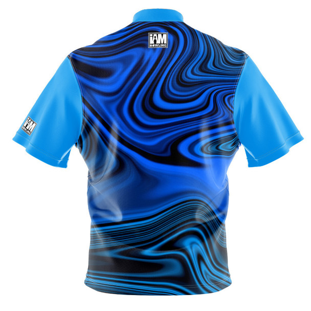 Express Azure Swirl Bowling Jersey