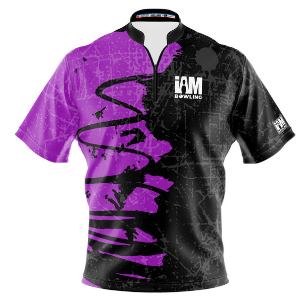 Express Purple Splatter Bowling Jersey