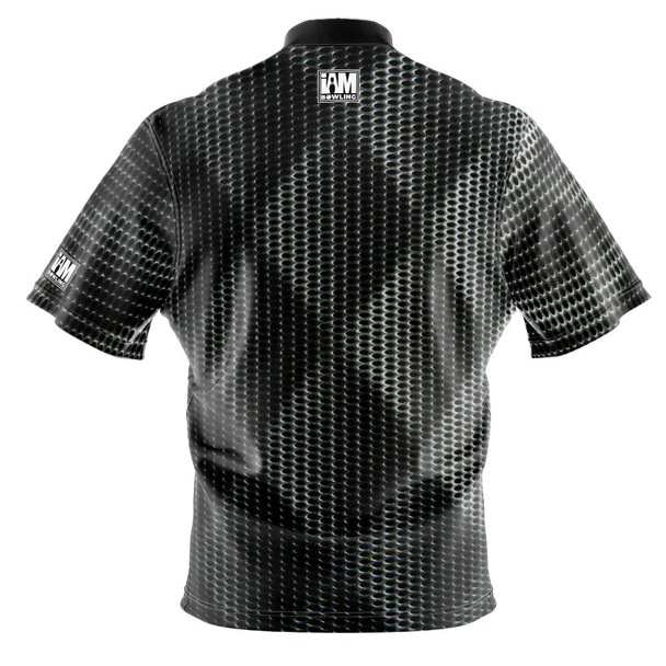 Express Black Argyle Metal Bowling Jersey