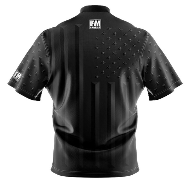 Express Black American Flag Bowling Jersey