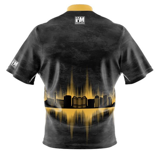 Signature Gold Las Vegas Skyline Bowling Jersey