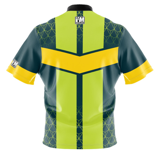 Signature Green Striped Hex Bowling Jersey