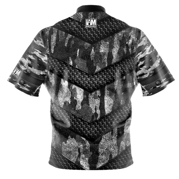 Express Gray Hex Camouflage Bowling Jersey