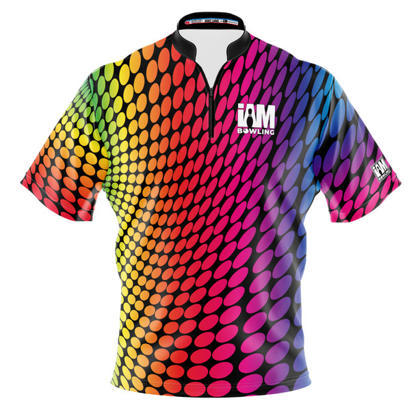 Express Rainbow Wavy Dotscape Bowling Jersey