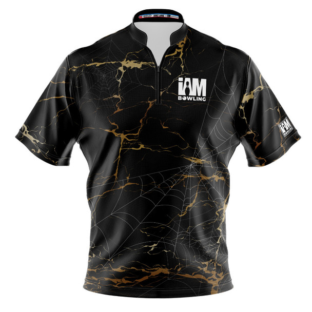 Express Gold Spider Web Bowling Jersey