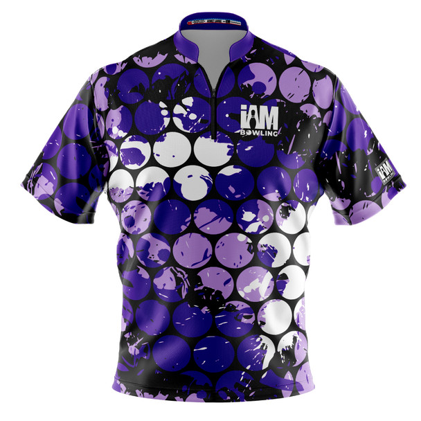 Signature Violet Bubblegrid Bowling Jersey