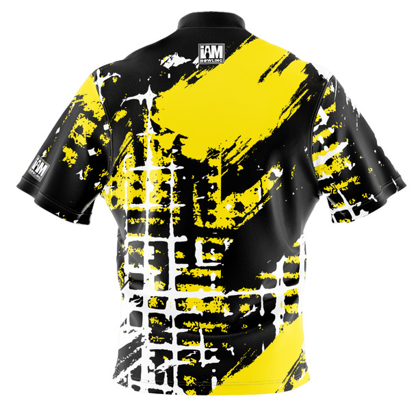 Signature Yellow Urban Splatter Bowling Jersey