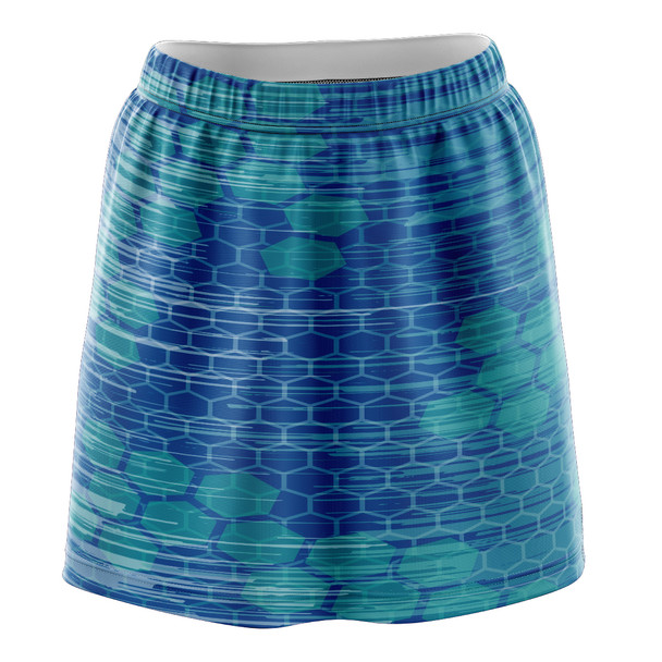 Teal Breeze Honeycomb Skirt