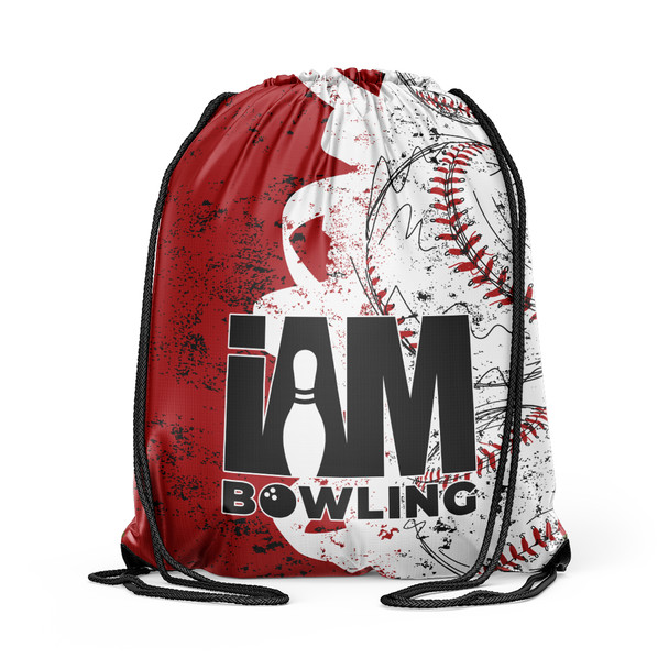 Highlighter Baseball Drawstring Backpack