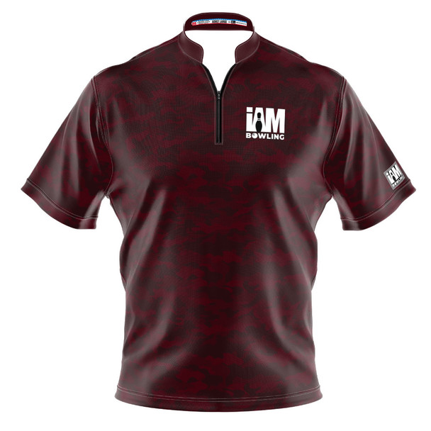 Express Burgundy Camo Bowling Jersey