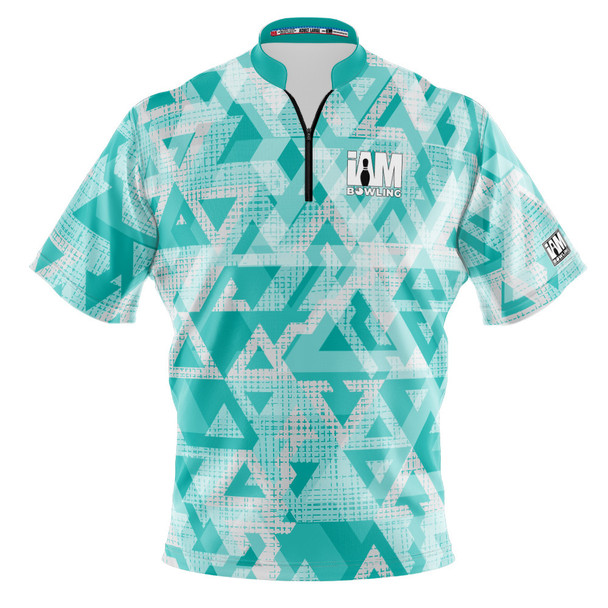 Express Turquoise Prismatica Bowling Jersey